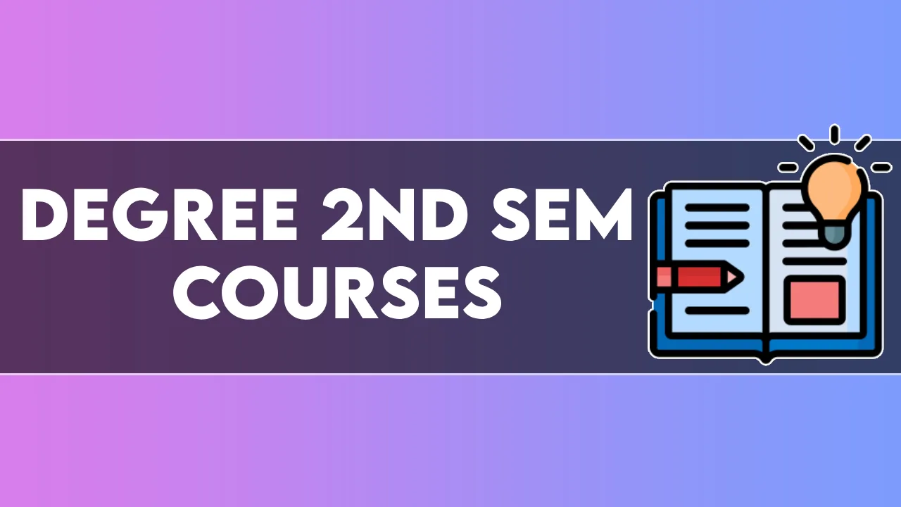 degree 2nd sem courses - edutension