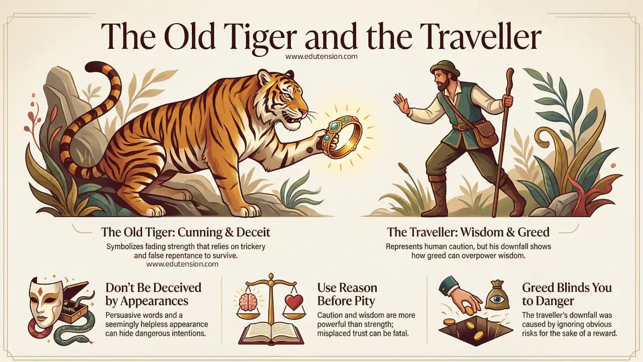 the old tiger and the traveller